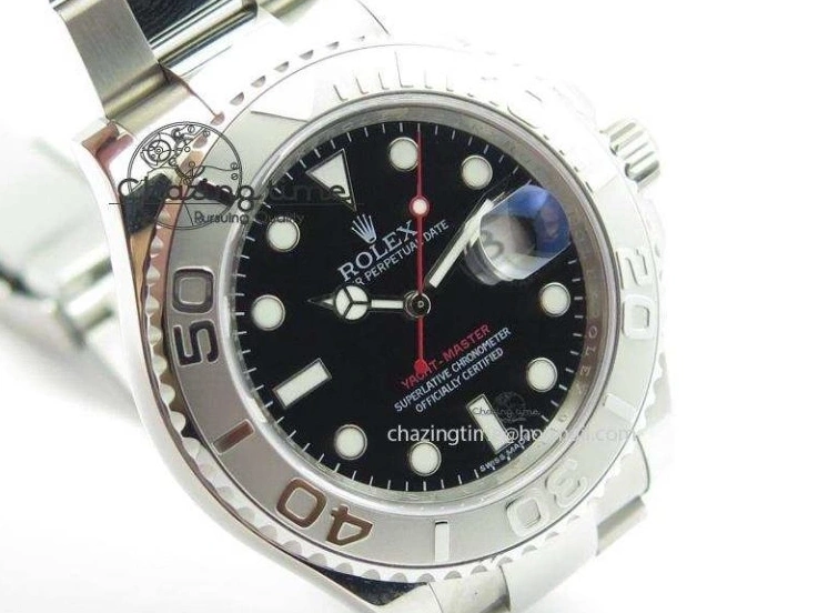 Edition 116622 Yacht-Master A2824 Noob Black Dial SS Best On Bracelet 0407